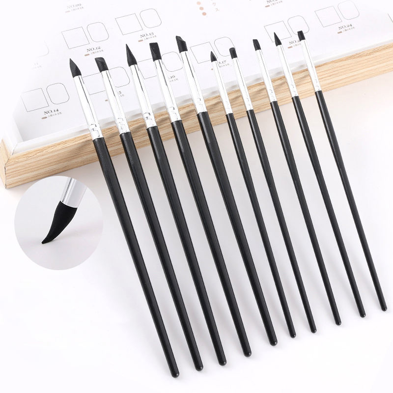 Resin Art Pen - 5 шт. силиконовых кистей для стоматологии,