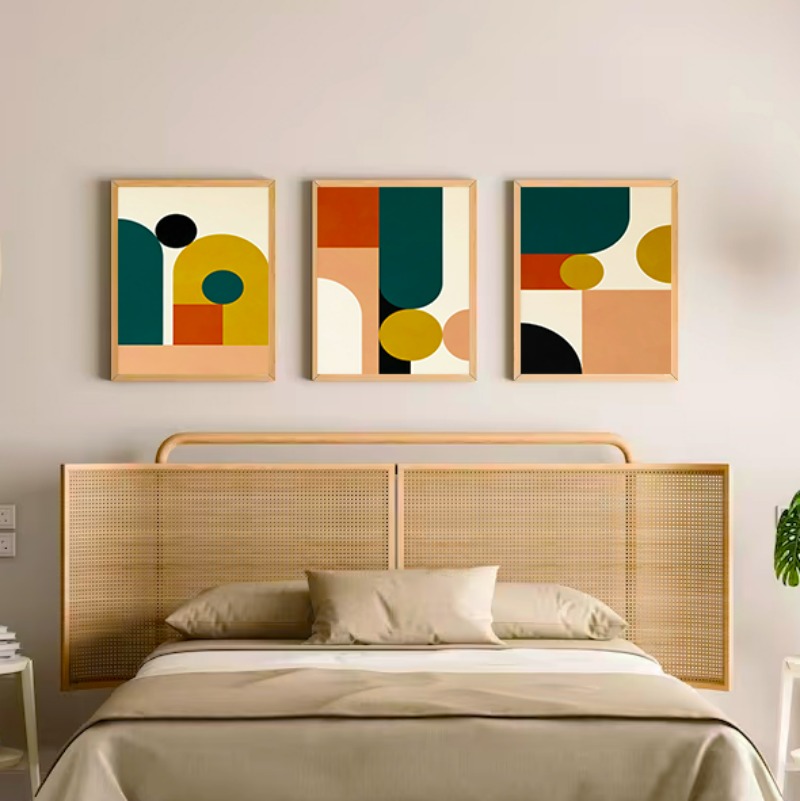 Resin Art Gallery - 3 шт. Геометрический цветной художественный постер,