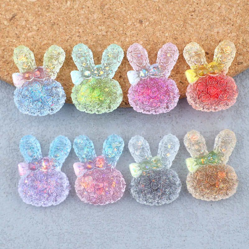 Resin Art Craft - 5 шт. светящихся градиентных кабошонов из