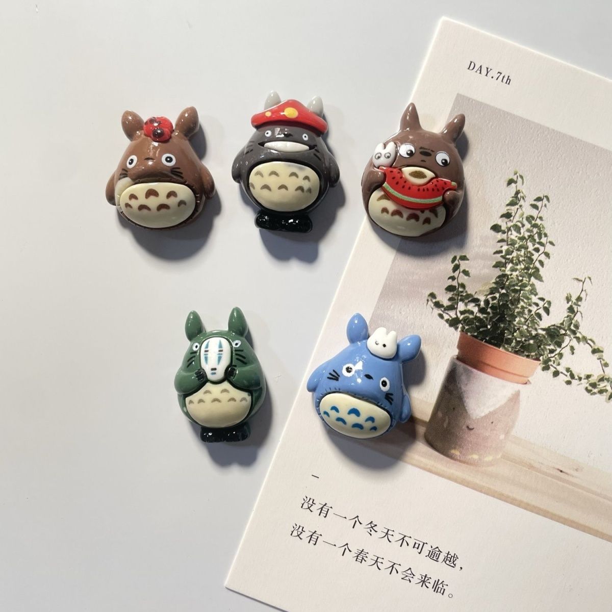 Resin Art Toys - Магнит на холодильник из смолы с