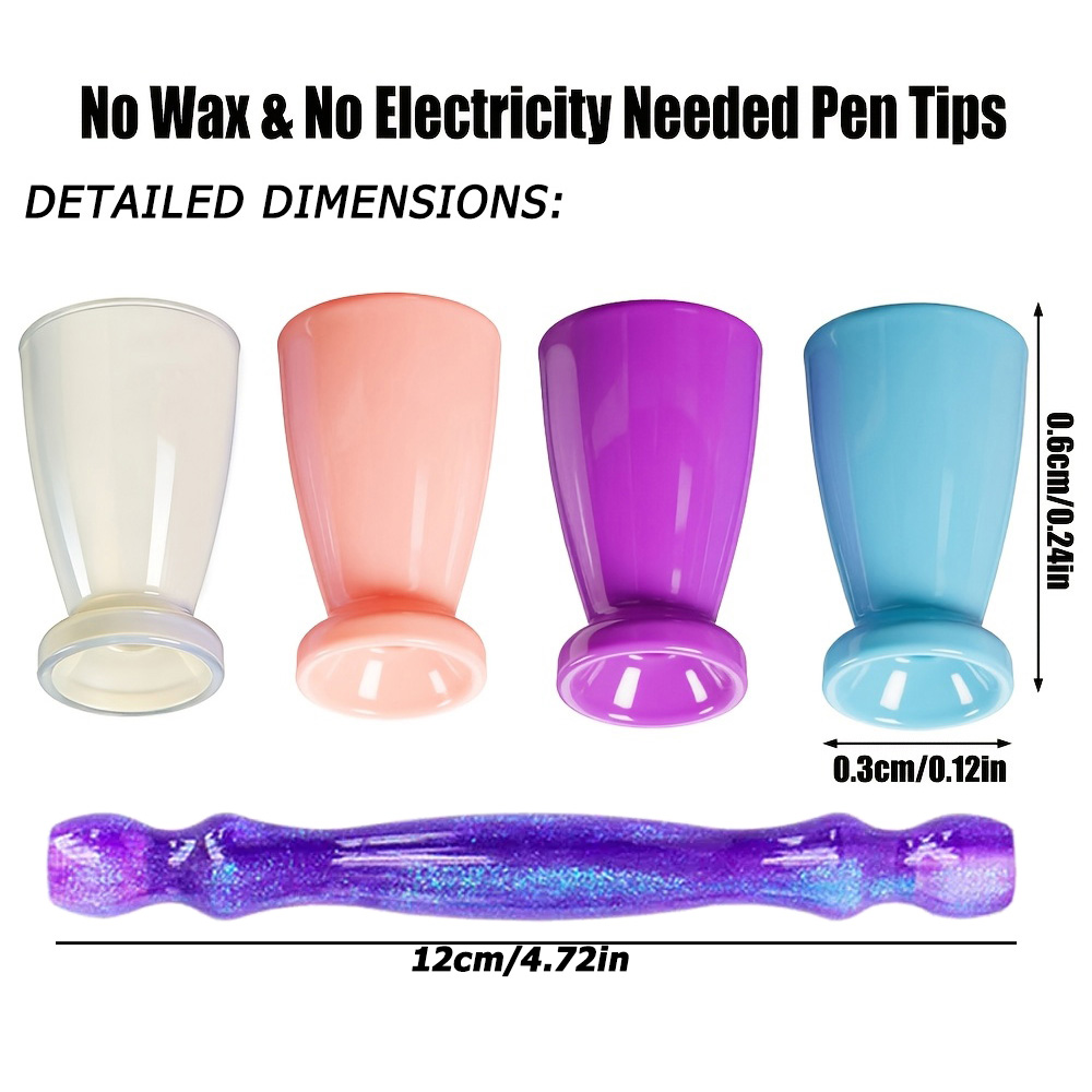 10 шт. силиконовых насадок для – обзор и цена Resin Art Pen