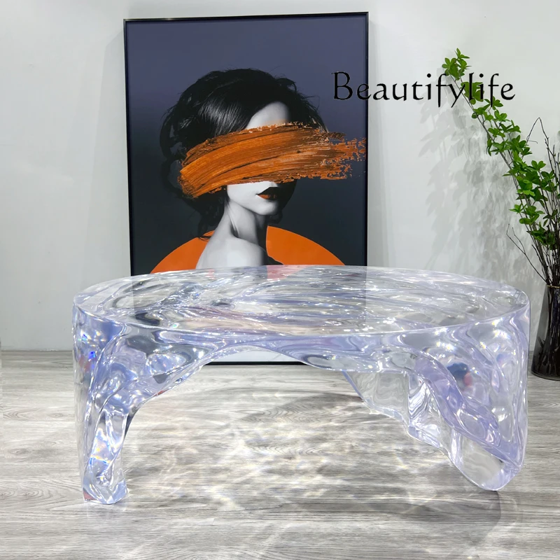 Современный минималистский худ – обзор и цена Resin Art Coffee Table