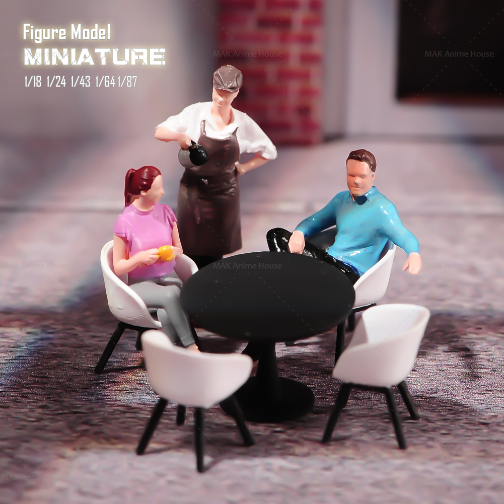 Миниатюрные фигурки 1/87 1/64  – обзор и цена Resin Art Coffee Table