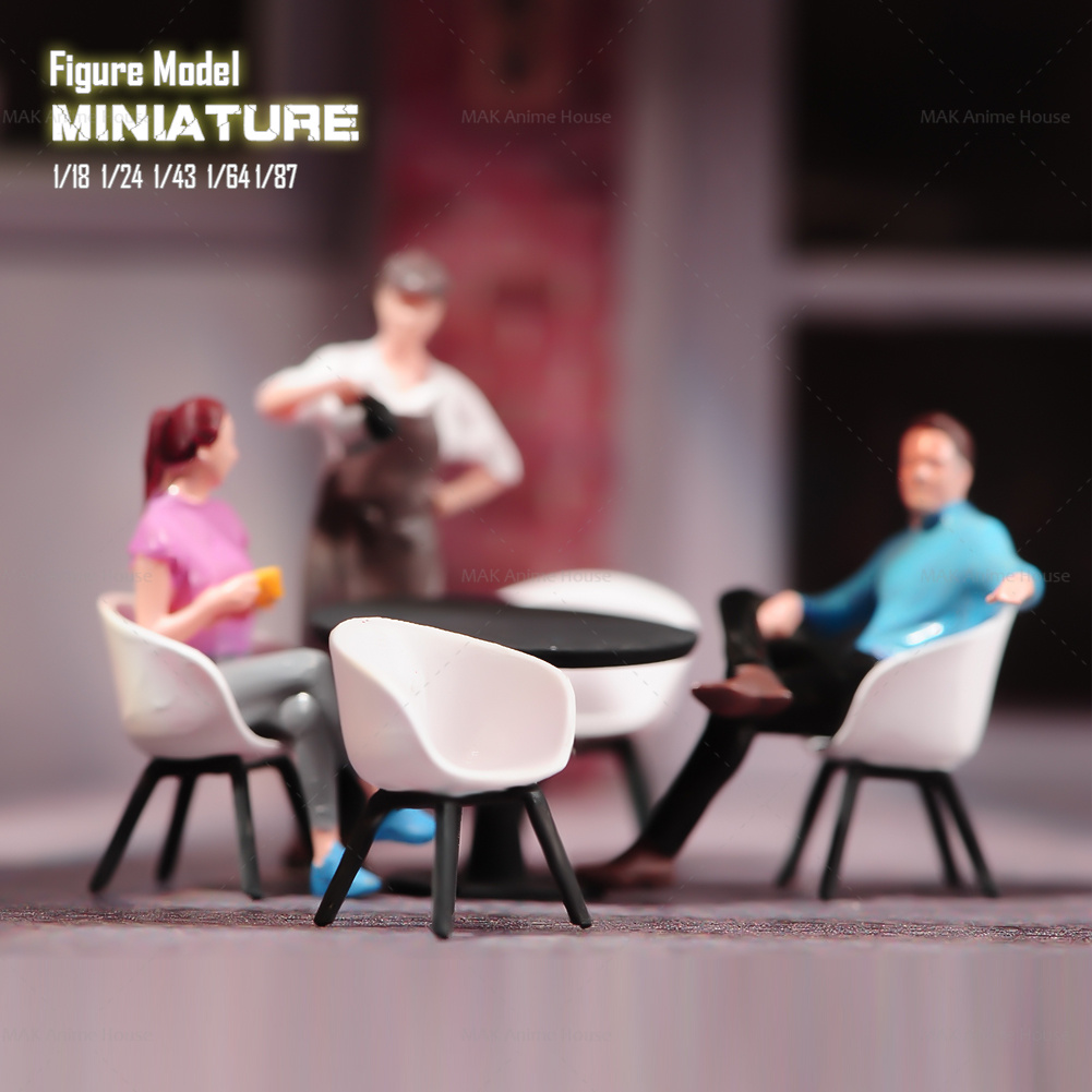 Миниатюрные фигурки 1/87 1/64  – обзор и цена Resin Art Coffee Table