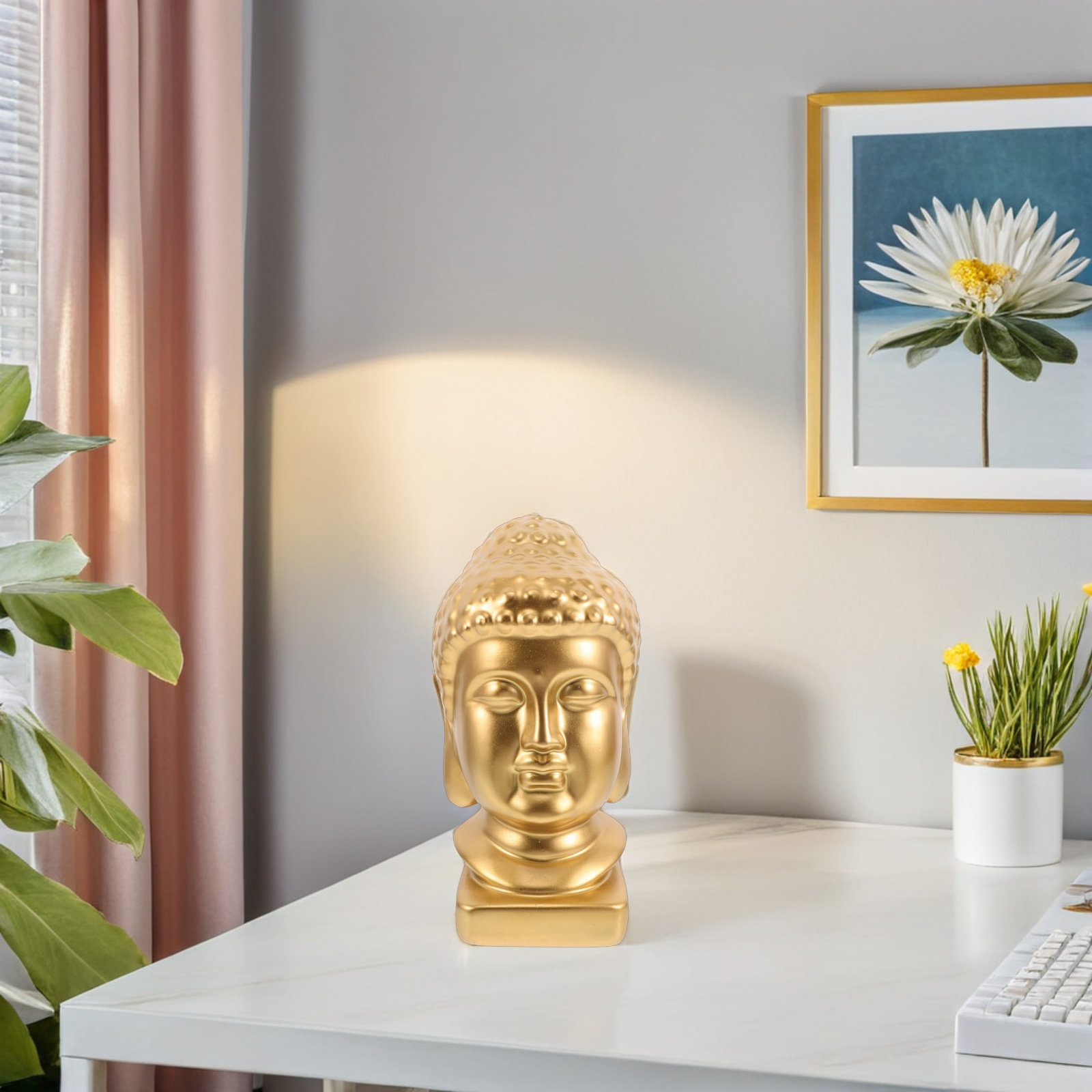 Статуэтка головы Будды из смол – обзор и цена Resin Art And Decor