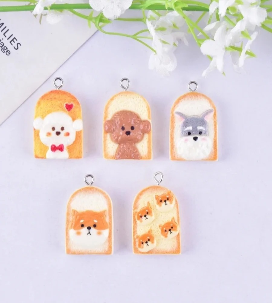 10 шт. милых подвесок из смолы – обзор и цена Resin Art Craft
