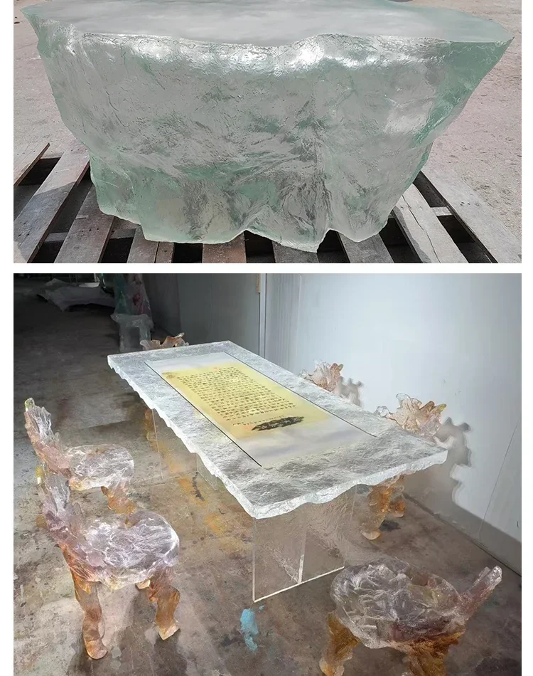 Прозрачный журнальный столик и – обзор и цена Resin Art Coffee Table