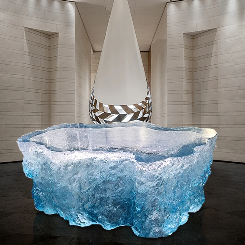 Современный минималистичный ди – обзор и цена Resin Art Coffee Table
