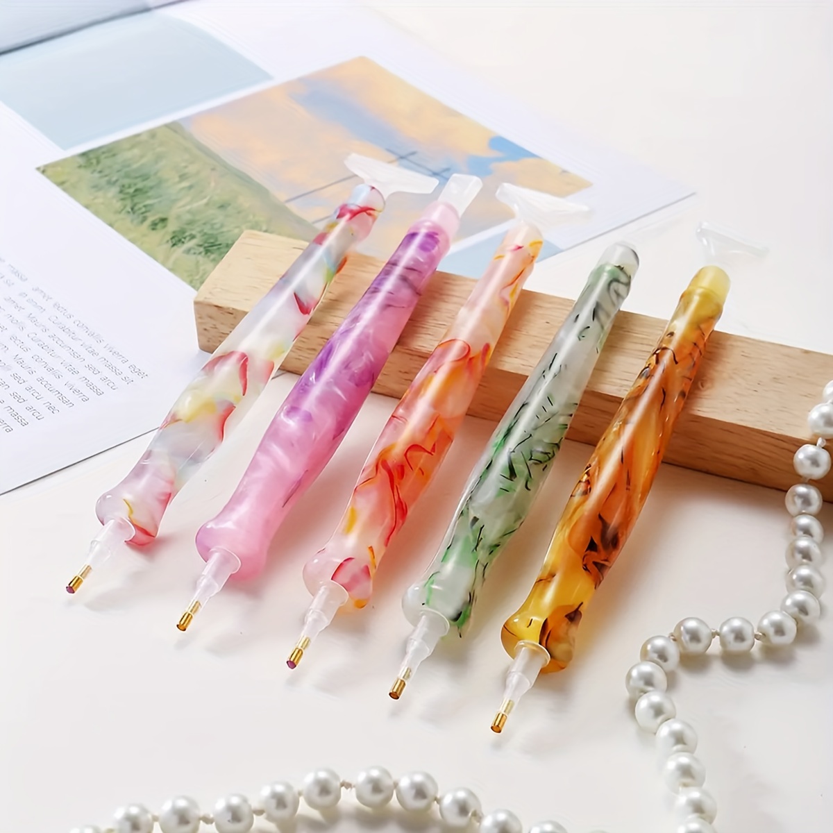 1 шт., случайный цвет, полимер – обзор и цена Resin Art Pen