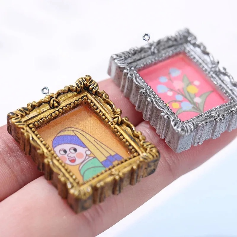 10 шт. винтажных кабошонов-фот – обзор и цена Resin Art Bracelet