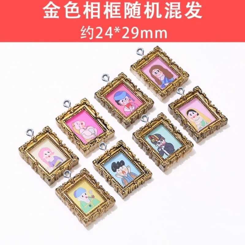 10 шт. винтажных кабошонов-фот – обзор и цена Resin Art Bracelet