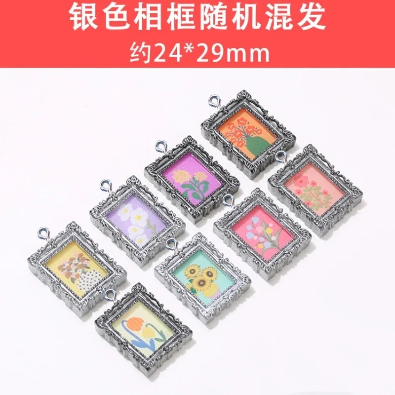 10 шт. винтажных кабошонов-фот – обзор и цена Resin Art Bracelet