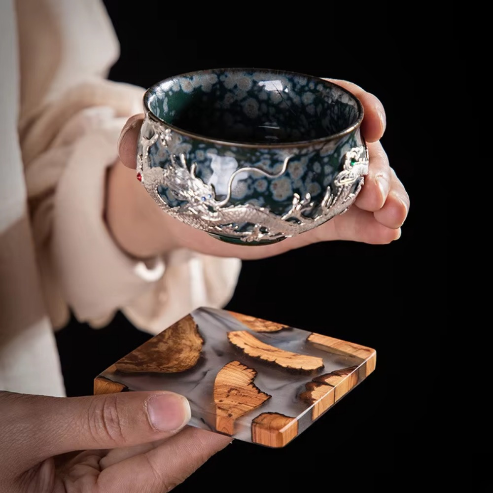 Подставки из деревянной смолы, – обзор и цена Resin Art Coffee Table