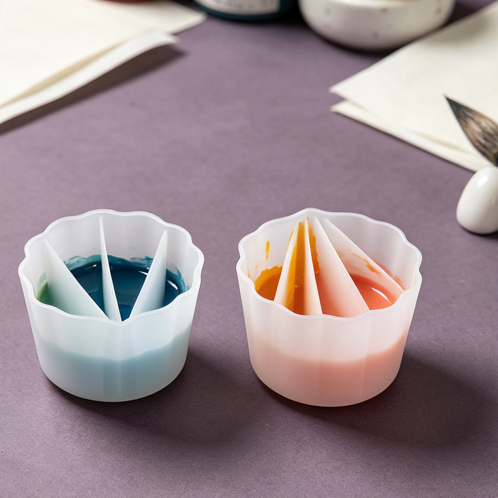 4 шт. эргономичных силиконовых – обзор и цена Resin Art Pouring