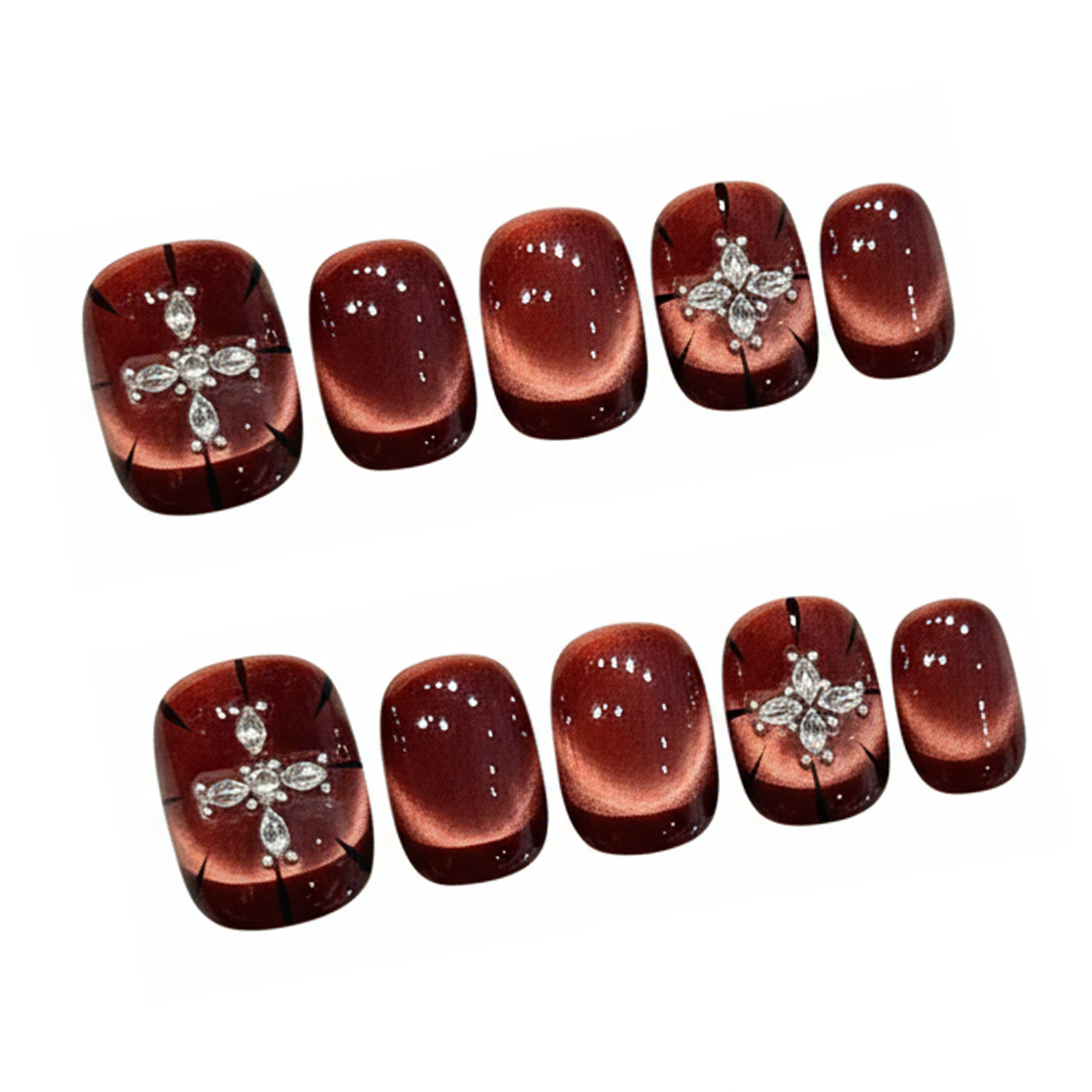 10 шт. винно-красный кошачий г – обзор и цена Resin Art Glitter