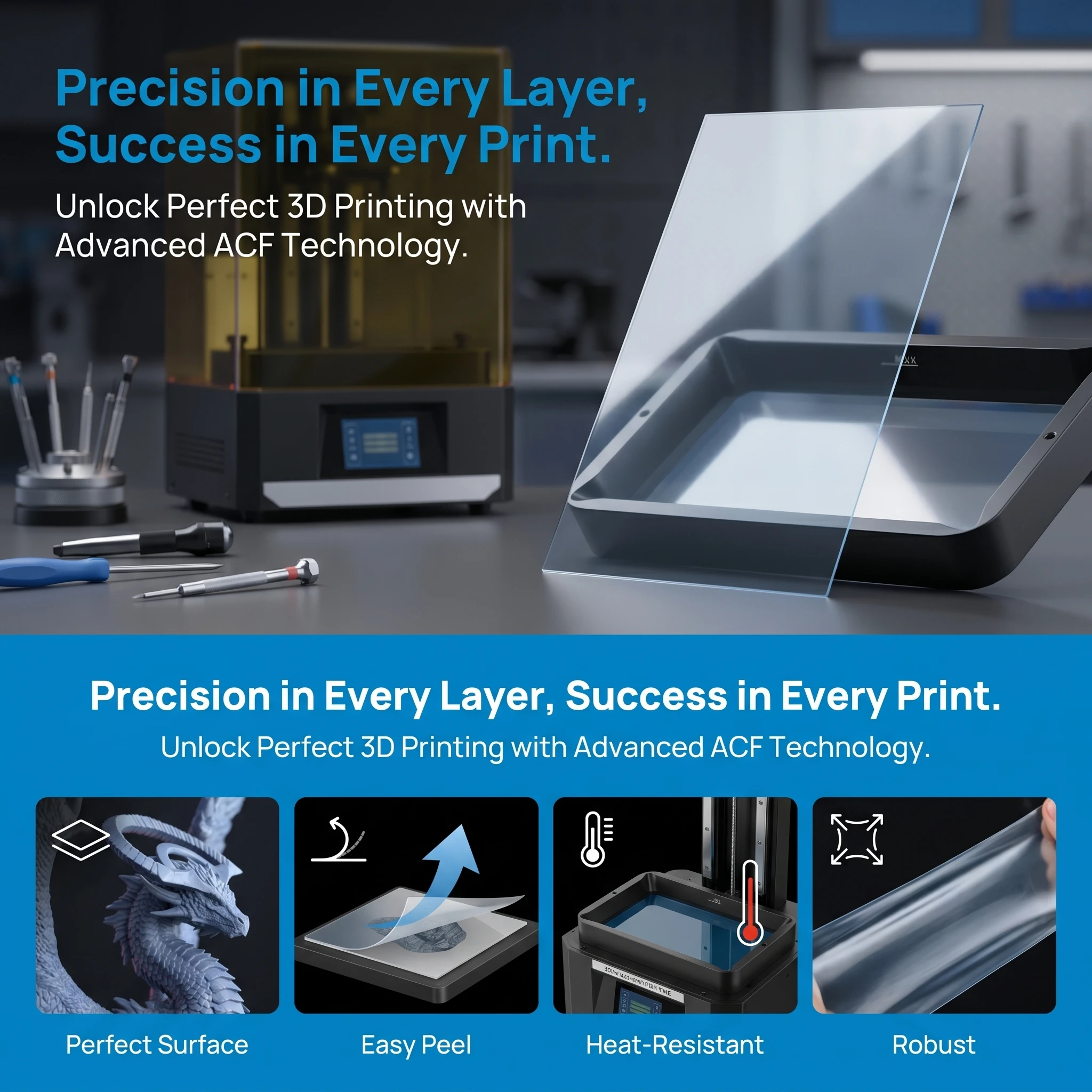 3 шт. пленки ACF 220x310 мм дл – обзор и цена Resin Art Pro