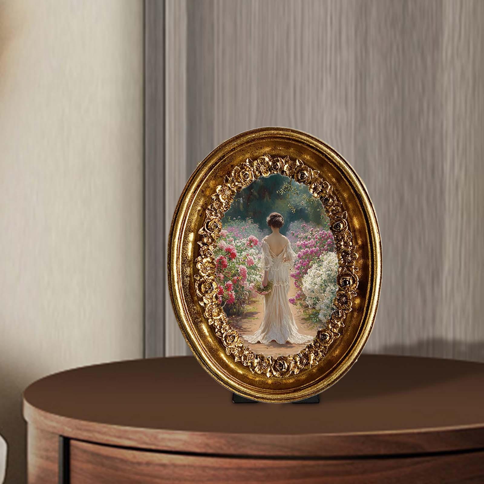 Винтажная овальная фоторамка 5 – обзор и цена Resin Art Gallery