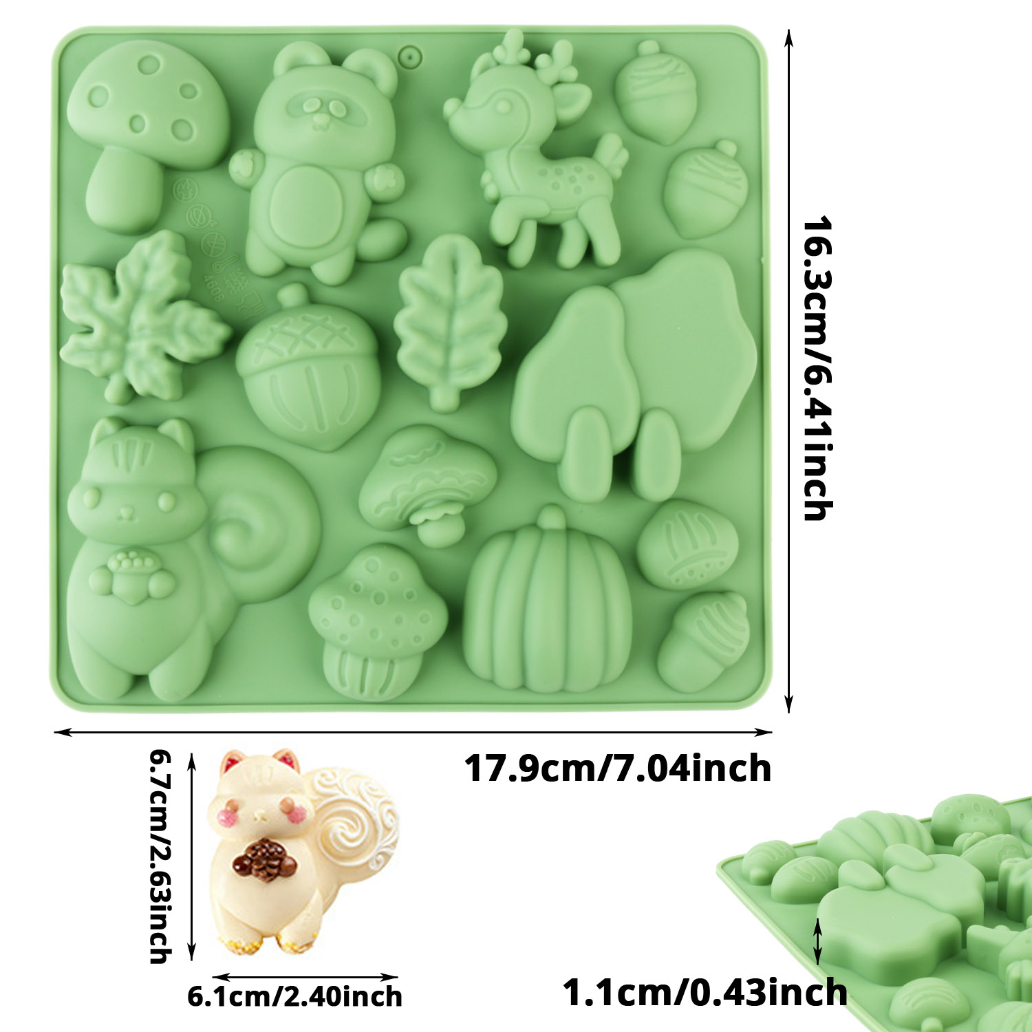 Силиконовая форма для выпечки  – обзор и цена Resin Art Craft