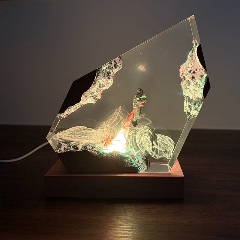 Фигурка-ночник в стиле научно- – обзор и цена Resin Art And Decor
