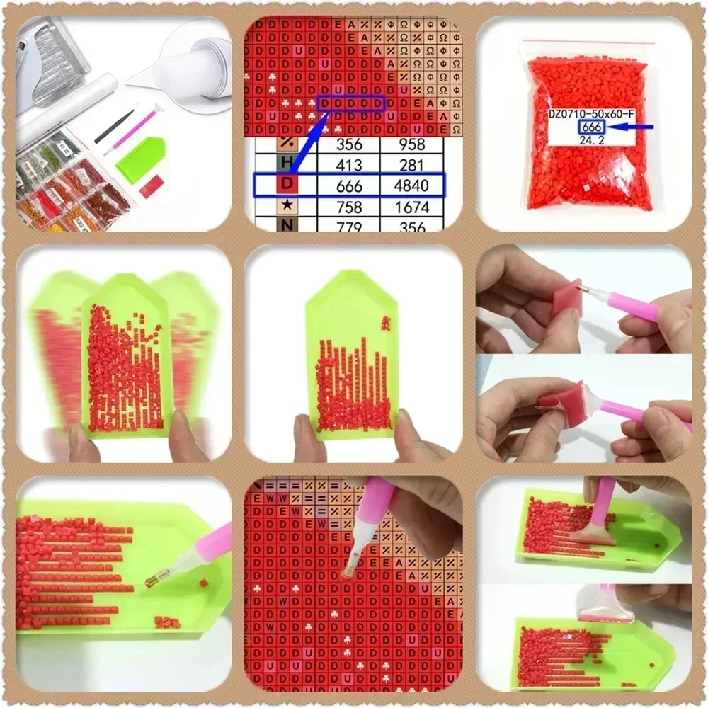 1 шт. безрамный набор для алма – обзор и цена Resin Art Wall Decor