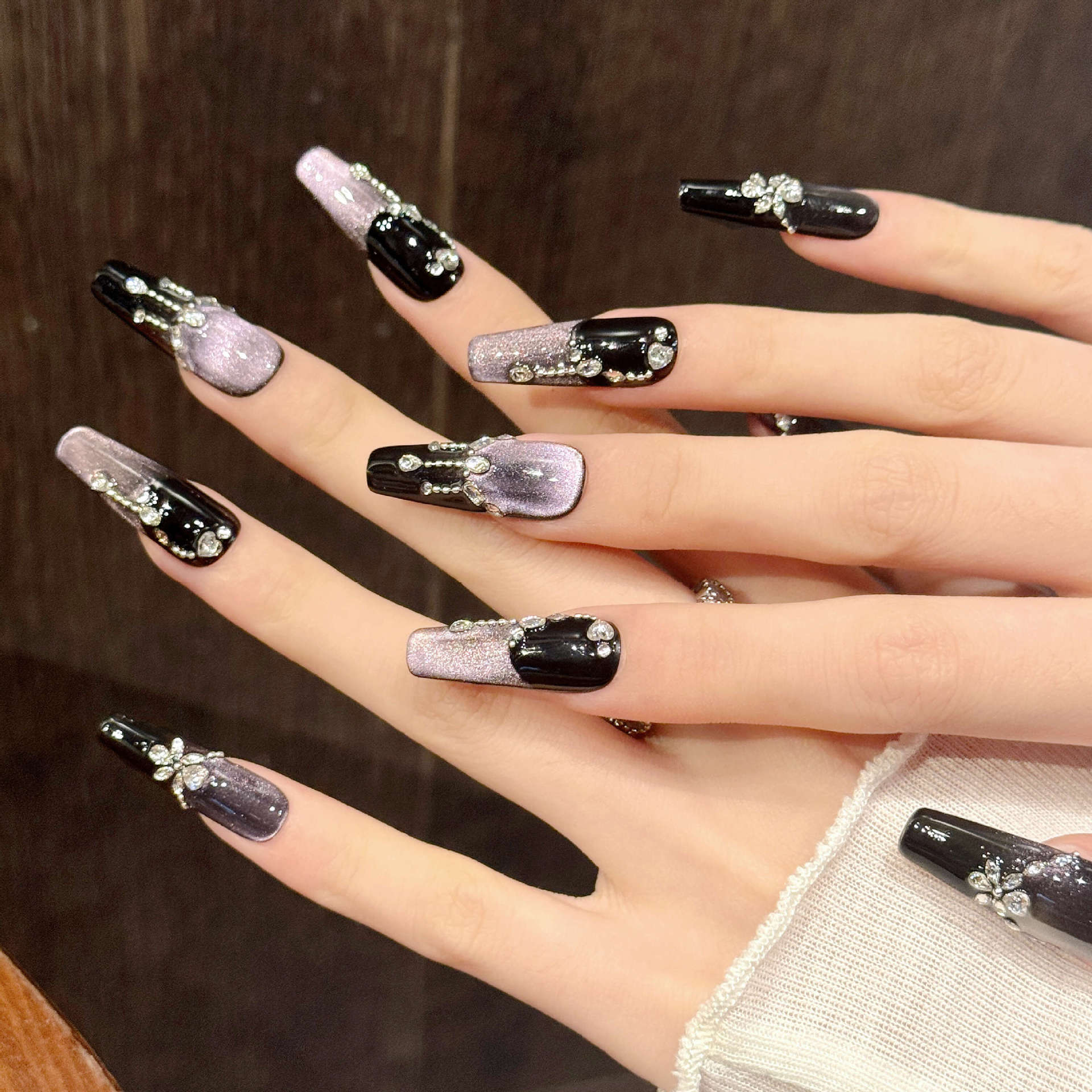 10 шт., черные, фиолетовые нак – обзор и цена Resin Art Glitter